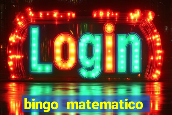 bingo matematico para ensino medio